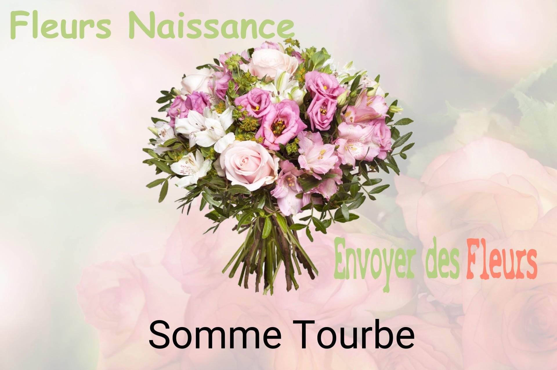 Bouquet de fleurs de naissance livré à Somme-Tourbe